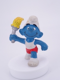 Schtroumpf olympique porteur de torche (grand)