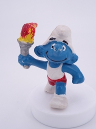 Schtroumpf olympique porteur de torche (grand)