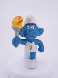 Schtroumpf olympique porteur de torche (petit)
