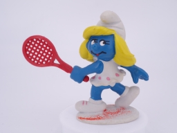 Schtroumpfette joueuse de tennis