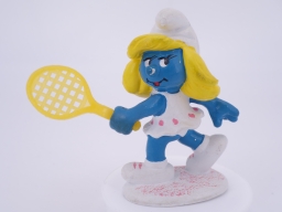 Schtroumpfette joueuse de tennis