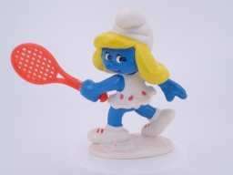 Schtroumpfette joueuse de tennis