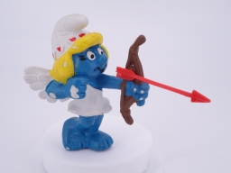 Schtroumpfette ange/cupidon avec arc