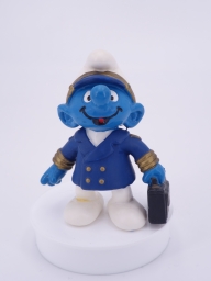 Schtroumpf commandant de bord