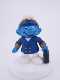 Schtroumpf commandant de bord
