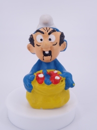 Schtroumpf avec masque de Gargamel