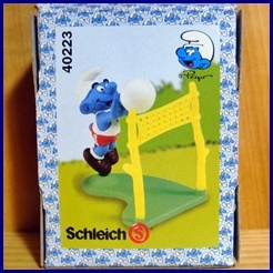 Schtroumpf joueur de volleyball