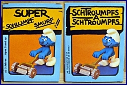Schtroumpf avec tondeuse