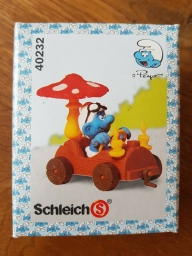 Schtroumpf en voiture