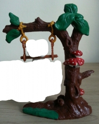 Schtroumpf avec trapèze