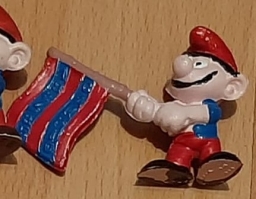 Schtroumpf drapeau de Barcelone (version 1)