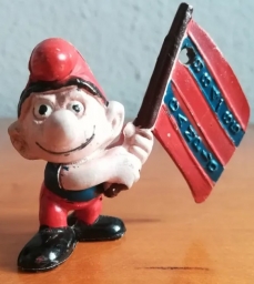 Schtroumpf drapeau de Barcelone (version 2)
