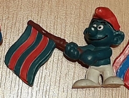 Schtroumpf drapeau de Barcelone (version 3)