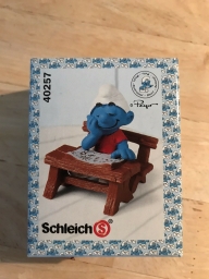 Schtroumpf écolier - Endormi