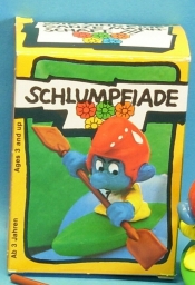 Schtroumpf avec canoë kayak
