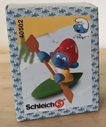 Schtroumpf avec canoë kayak