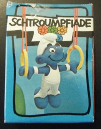 Schtroumpf gymnaste - Anneaux