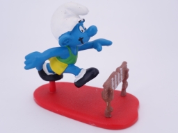 Schtroumpf saut de haie