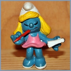 Schtroumpfette secrétaire