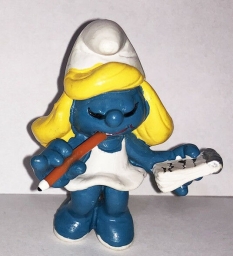 Schtroumpfette secrétaire