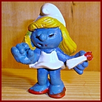 Schtroumpfette secrétaire