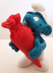 Schtroumpf avec cornet surprise
