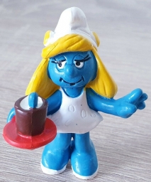 Schtroumpfette hôtesse de l\'air