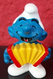 Schtroumpf avec accordéon