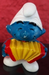 Schtroumpf avec accordéon