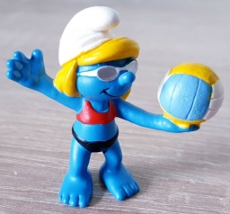 Schtroumpfette beach volley