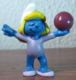 Schtroumpfette gymnaste