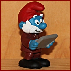 Grand schtroumpf gérant