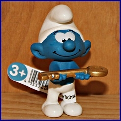 Schtroumpf avec clé