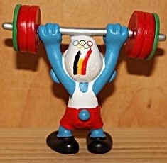 Schtroumpf haltérophile