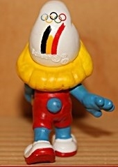 Schtroumpfette course de relais