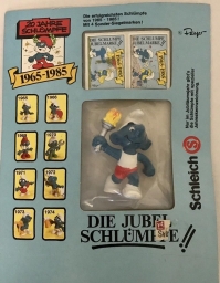 Schtroumpf olympique porteur de torche (grand)