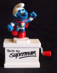 Schtroumpf superman