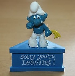 Schtroumpf triste (avec mouchoir)