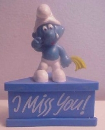 Schtroumpf triste (avec mouchoir)