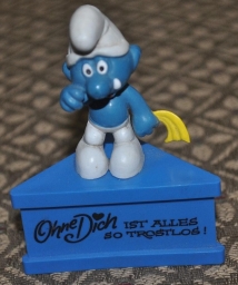 Schtroumpf triste (avec mouchoir)