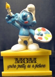 Schtroumpf peintre/artiste