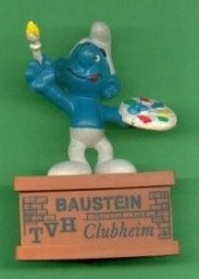 Schtroumpf peintre/artiste