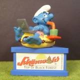 Schtroumpf accro au travail