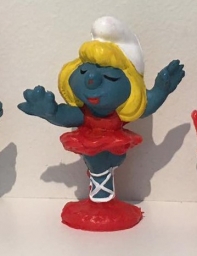 Schtroumpfette danseuse classique (ballerine)