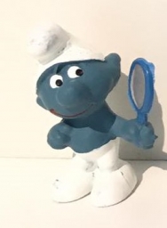 Schtroumpf coquet avec miroir