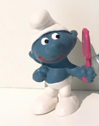 Schtroumpf coquet avec miroir