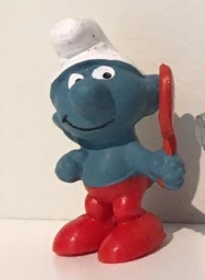 Schtroumpf coquet avec miroir