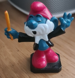 Grand Schtroumpf chef d\'orchestre