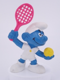 Schtroumpf joueur de tennis
