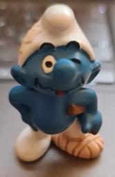 Schtroumpf cascadeur - blessé